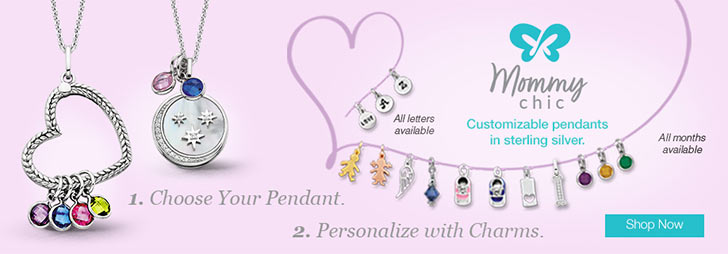 Mommy Chic is a collection of family pendants, charms, and birthstones that are combined to create a one of a kind, unique to your family, piece.&nbsp; As your family grows additional pendants, charms, or birthstones can be added. <br />